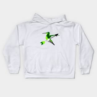 Aromantic Hummingbird Kids Hoodie